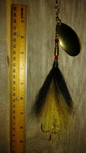 Musky Northern Pike Bucktail Double Blades