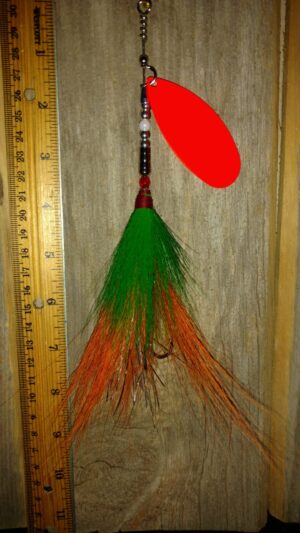 Musky Northern Pike Bucktail Double Blades
