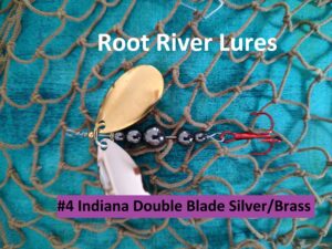 UltraViolet Ultra Violet UV Red Hook Hemalyke Beads Indiana Inline Spinner Trout Smallmouth Largemouth Bass Walleye Sauger Striped White stream river lake reservoir Glow