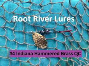 UltraViolet Ultra Violet UV Red Hook Hemalyke Beads Indiana Inline Spinner Trout Smallmouth Largemouth Bass Walleye Sauger Striped White stream river lake reservoir Glow Quick Change Bucktails Barbless