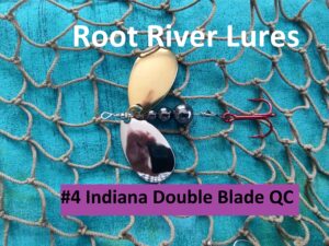 UltraViolet Ultra Violet UV Red Hook Hemalyke Beads Indiana Inline Spinner Trout Smallmouth Largemouth Bass Walleye Sauger Striped White stream river lake reservoir Glow Quick Change Bucktails Barbless